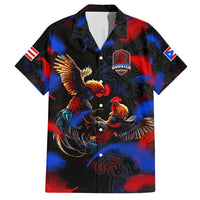 Puerto Rican Rooster Family Matching Summer Maxi Dress and Hawaiian Shirt Puerto Rico Pride and Power Spirit