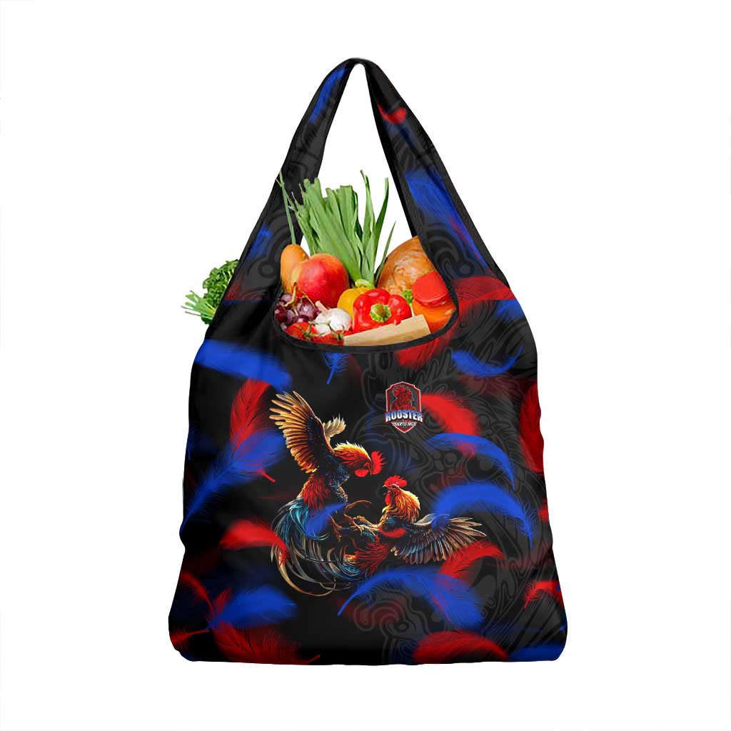 Puerto Rican Rooster Grocery Bag Puerto Rico Pride and Power Spirit