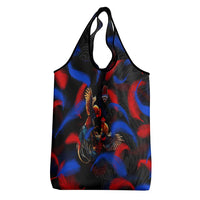 Puerto Rican Rooster Grocery Bag Puerto Rico Pride and Power Spirit