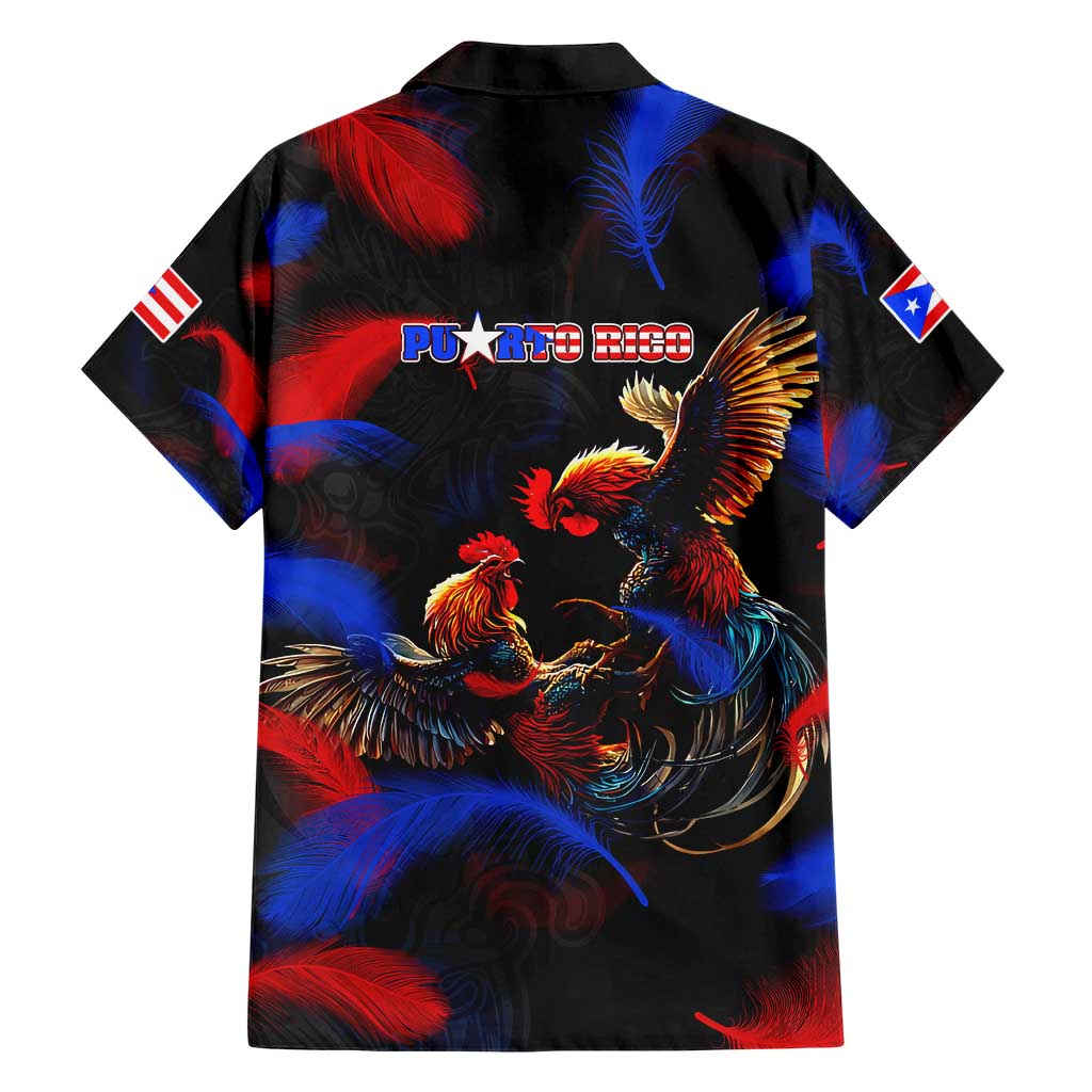 Puerto Rican Rooster Hawaiian Shirt Puerto Rico Pride and Power Spirit