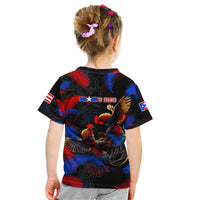 Puerto Rican Rooster Kid T Shirt Puerto Rico Pride and Power Spirit