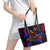 Puerto Rican Rooster Leather Tote Bag Puerto Rico Pride and Power Spirit