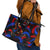 Puerto Rican Rooster Leather Tote Bag Puerto Rico Pride and Power Spirit