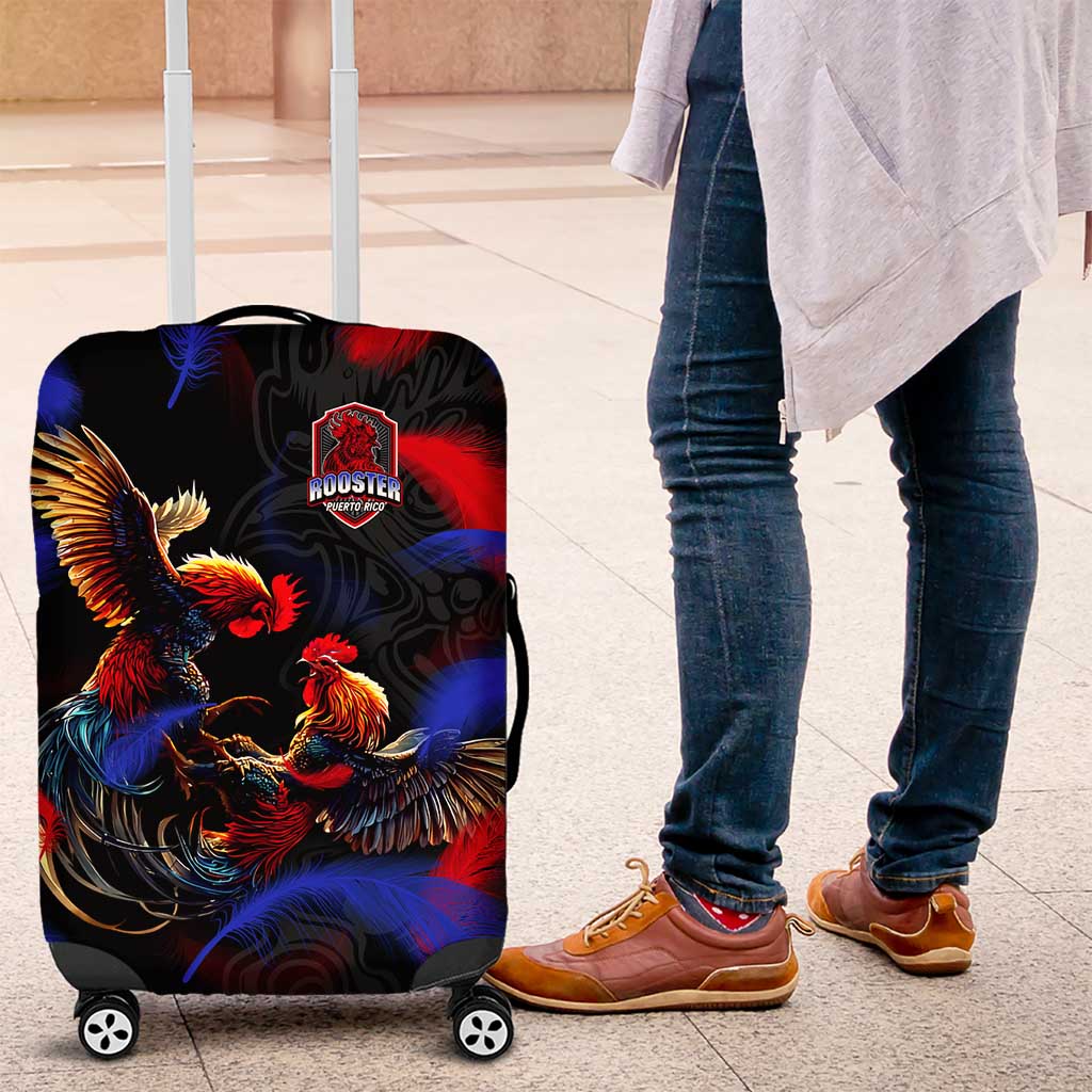 Puerto Rican Rooster Luggage Cover Puerto Rico Pride and Power Spirit