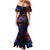 Puerto Rican Rooster Mermaid Dress Puerto Rico Pride and Power Spirit