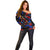 Puerto Rican Rooster Off Shoulder Sweater Puerto Rico Pride and Power Spirit