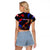 Puerto Rican Rooster Raglan Cropped T Shirt Puerto Rico Pride and Power Spirit