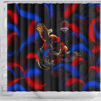 Puerto Rican Rooster Shower Curtain Puerto Rico Pride and Power Spirit