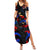 Puerto Rican Rooster Summer Maxi Dress Puerto Rico Pride and Power Spirit