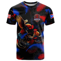 Puerto Rican Rooster T Shirt Puerto Rico Pride and Power Spirit