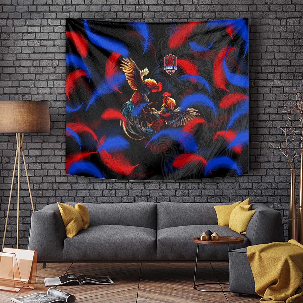 Puerto Rican Rooster Tapestry Puerto Rico Pride and Power Spirit