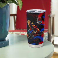 Puerto Rican Rooster Tumbler Cup Puerto Rico Pride and Power Spirit