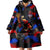Puerto Rican Rooster Wearable Blanket Hoodie Puerto Rico Pride and Power Spirit