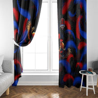 Puerto Rican Rooster Window Curtain Puerto Rico Pride and Power Spirit