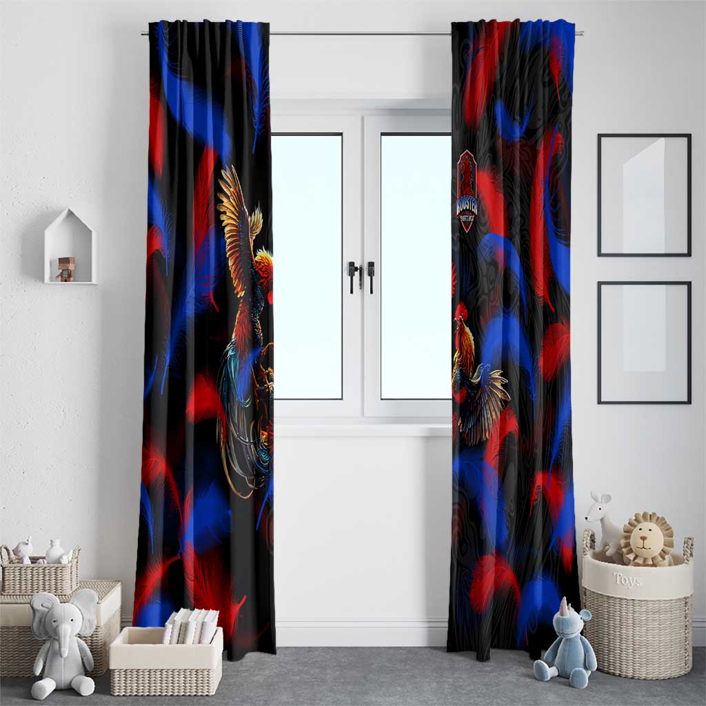 Puerto Rican Rooster Window Curtain Puerto Rico Pride and Power Spirit