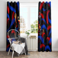 Puerto Rican Rooster Window Curtain Puerto Rico Pride and Power Spirit