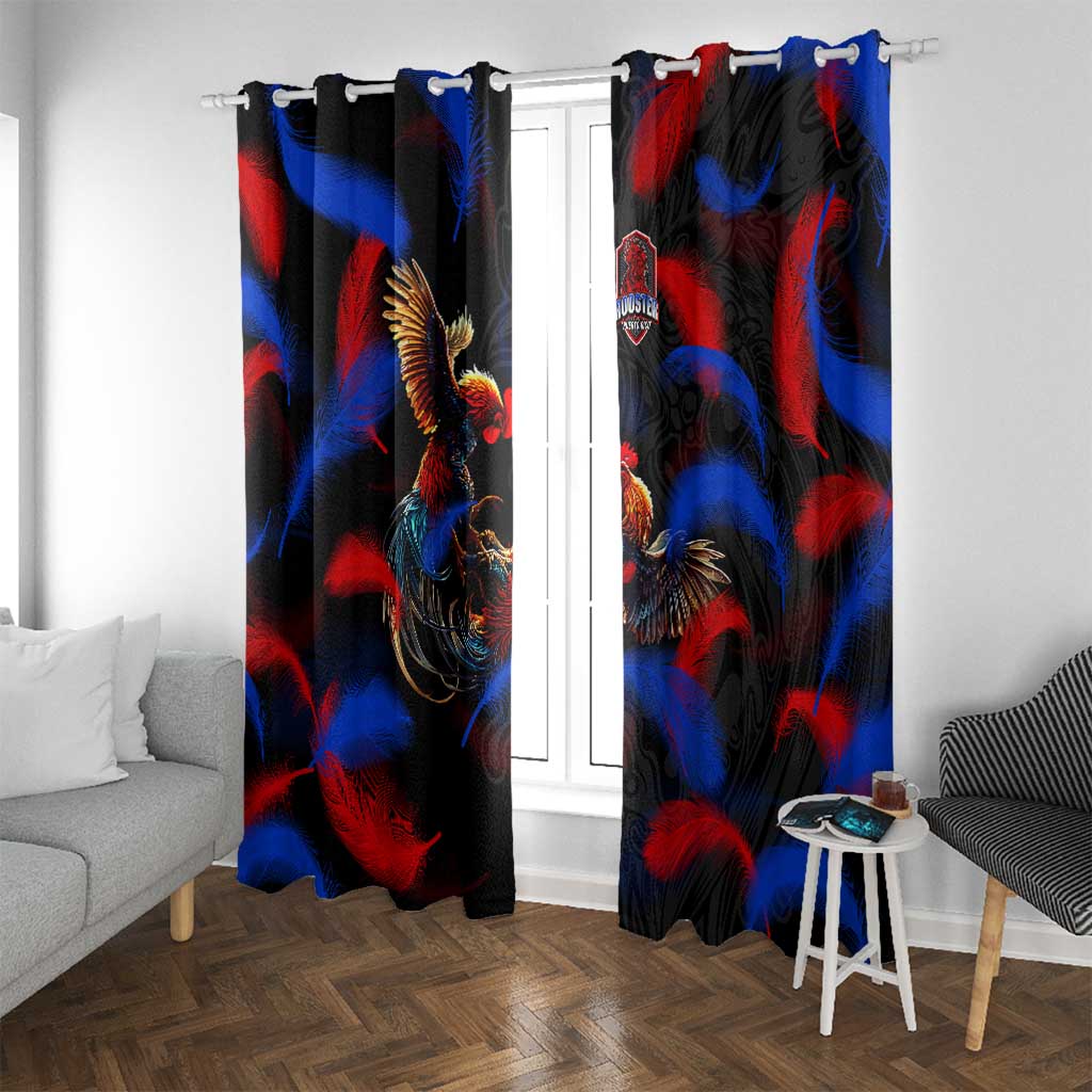 Puerto Rican Rooster Window Curtain Puerto Rico Pride and Power Spirit