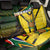 South Africa Coat Of Arms Back Car Seat Cover Protea Unity Heritage
