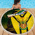 South Africa Coat Of Arms Beach Blanket Protea Unity Heritage