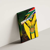 South Africa Coat Of Arms Canvas Wall Art Protea Unity Heritage