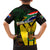 South Africa Coat Of Arms Family Matching Off The Shoulder Long Sleeve Dress and Hawaiian Shirt Protea Unity Heritage