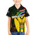 South Africa Coat Of Arms Family Matching Short Sleeve Bodycon Dress and Hawaiian Shirt Protea Unity Heritage