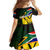 South Africa Coat Of Arms Family Matching Summer Maxi Dress and Hawaiian Shirt Protea Unity Heritage