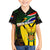South Africa Coat Of Arms Family Matching Summer Maxi Dress and Hawaiian Shirt Protea Unity Heritage