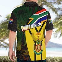 South Africa Coat Of Arms Hawaiian Shirt Protea Unity Heritage