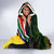 South Africa Coat Of Arms Hooded Blanket Protea Unity Heritage