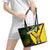 South Africa Coat Of Arms Leather Tote Bag Protea Unity Heritage