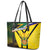 South Africa Coat Of Arms Leather Tote Bag Protea Unity Heritage