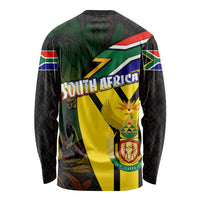 South Africa Coat Of Arms Long Sleeve Shirt Protea Unity Heritage
