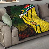 South Africa Coat Of Arms Quilt Protea Unity Heritage