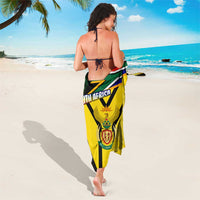 South Africa Coat Of Arms Sarong Protea Unity Heritage