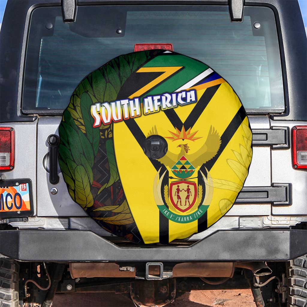 South Africa Coat Of Arms Spare Tire Cover Protea Unity Heritage
