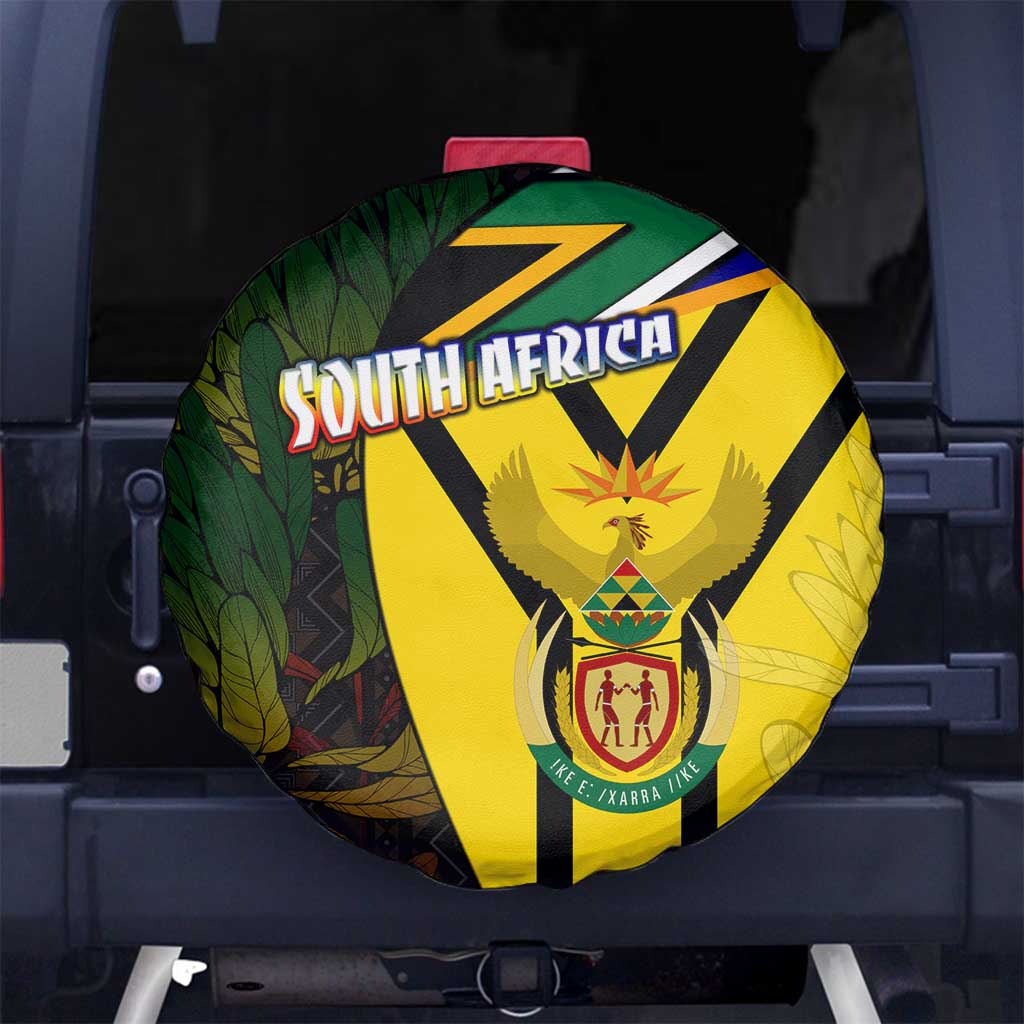 South Africa Coat Of Arms Spare Tire Cover Protea Unity Heritage
