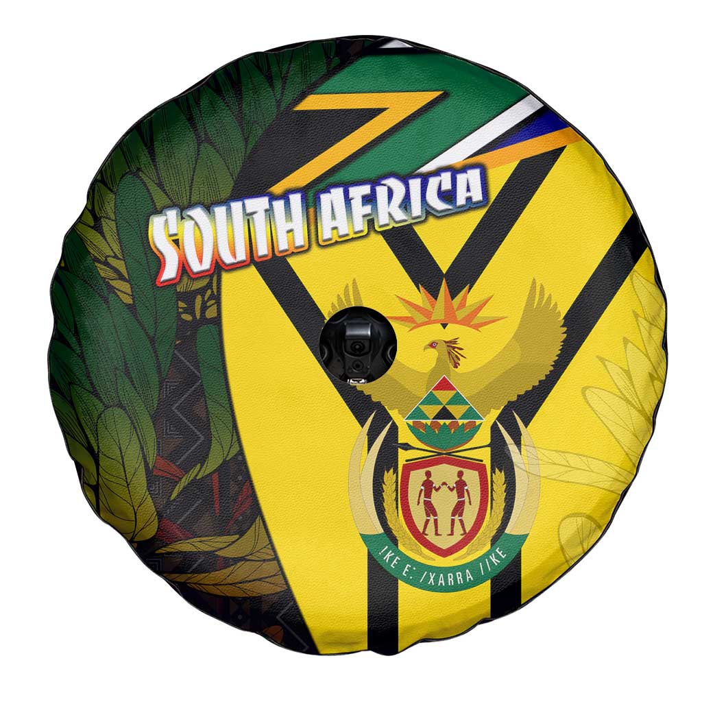 South Africa Coat Of Arms Spare Tire Cover Protea Unity Heritage
