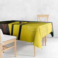 South Africa Coat Of Arms Tablecloth Protea Unity Heritage