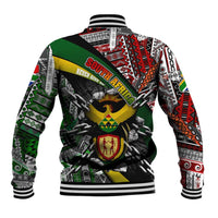 South Africa Never Give Up Baseball Jacket SA Fist of Freedom