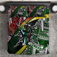 South Africa Never Give Up Bedding Set SA Fist of Freedom