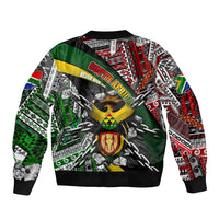 South Africa Never Give Up Bomber Jacket SA Fist of Freedom
