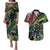 South Africa Never Give Up Couples Matching Puletasi and Hawaiian Shirt SA Fist of Freedom