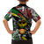 South Africa Never Give Up Family Matching Off The Shoulder Long Sleeve Dress and Hawaiian Shirt SA Fist of Freedom