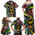 South Africa Never Give Up Family Matching Off Shoulder Maxi Dress and Hawaiian Shirt SA Fist of Freedom