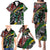 South Africa Never Give Up Family Matching Puletasi and Hawaiian Shirt SA Fist of Freedom
