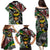 South Africa Never Give Up Family Matching Puletasi and Hawaiian Shirt SA Fist of Freedom