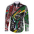 South Africa Never Give Up Family Matching Puletasi and Hawaiian Shirt SA Fist of Freedom
