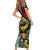 South Africa Never Give Up Family Matching Short Sleeve Bodycon Dress and Hawaiian Shirt SA Fist of Freedom