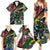 South Africa Never Give Up Family Matching Summer Maxi Dress and Hawaiian Shirt SA Fist of Freedom